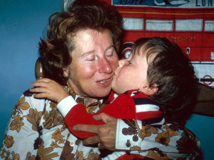  gives grandma goodnight kiss